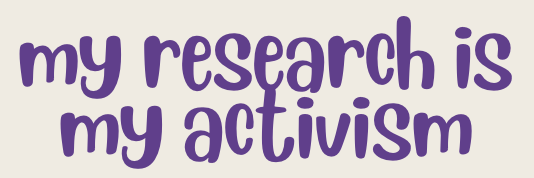 Research is Activism Laptop Decal