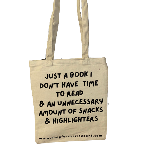 Books, Snacks, & Highlighters Tote